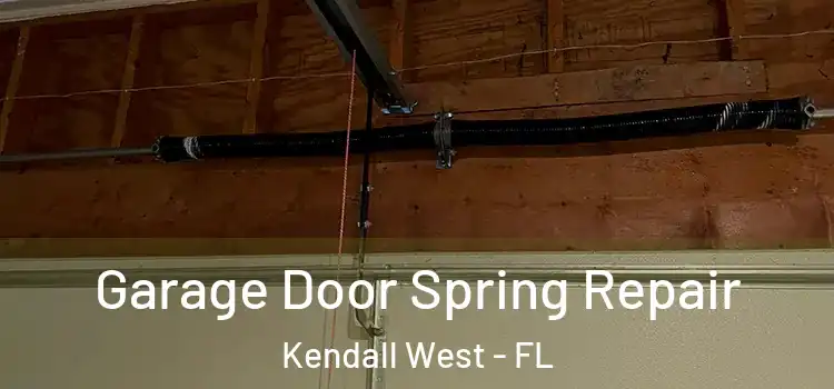  Garage Door Spring Repair Kendall West - FL